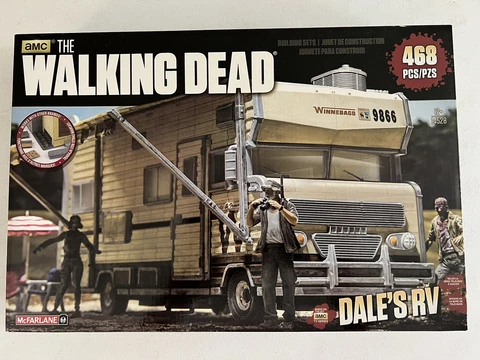 McFarlane AMC The Walking Dead Dales RV Bulding Set 2015 -New And Sealed Cover