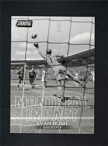 2018 Topps Stadium Club MLS Black White #2 Evan Bush - Montreal Impact