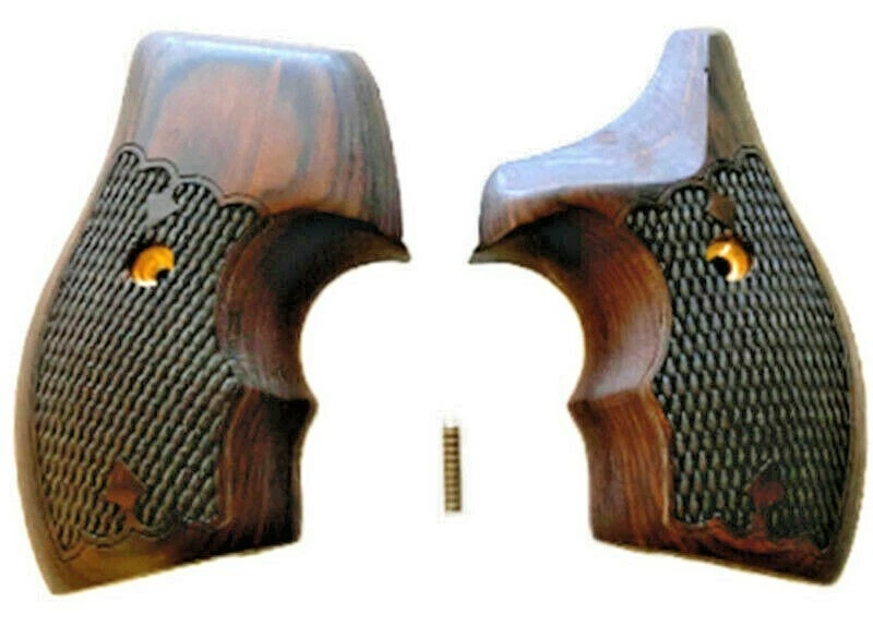 PMG MANUFACTURING J Frame Grips fits most Smith & Wesson S&W Rosewood Checkered Half wrap NEW