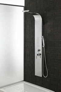 Colonna Doccia Multifunzione In Acciaio Inox Cromato Idromassaggio Bagno - Foto 1 di 1