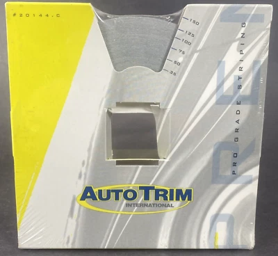 AUTO TRIM INTL. 4/16" x 150' Roll of Automotive Accent Pinstripe Tape SILVER - Image 1 of 4