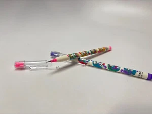 Set 2 Vintage 90er Pop a Point Bleistifte nicht spitzend mit Kappen Sailor Moon CLONE - Bild 1 von 4