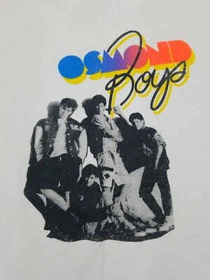 Camiseta vintage años 80 Osmond niños talla L (42-22) Oneita hecha en EE. UU. puntada única Foto 1 de 4