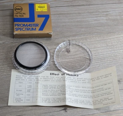 Promaster Spectrum 7 Pro Optical Camera Lens Filter 55mm Skylight 1A 4241 W/Case - Image 1 of 4