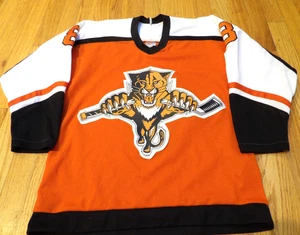 VINTAGE CCM NHL FLORIDA PANTHERS IRVINE #8 TRIKOT GRÖSSE JUGENDLICH L/XL - Bild 1 von 5