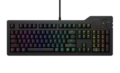 Das Keyboard 4Q | Mechanische Tastatur mit USB-Hub | Metal | Schwarz | RGB - Bild 1 von 3