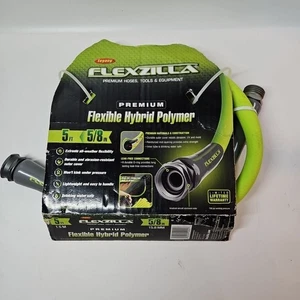 Flexzilla Garden Lead-in Hose 5/8 in. x 5 ft., Lightweight 5ft, ZillaGreen - Picture 1 of 2