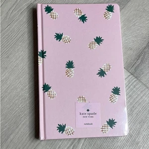 Kate Spade Pineapple Notebook Journal Diary 200 lines pages  - Picture 1 of 2