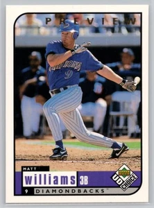 UD CHOICE 1999 VISTA PREVIA #50 Matt Williams Arizona Diamondbacks - Imagen 1 de 2