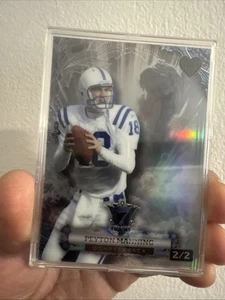2024 Wild Card **7 CARD STUD** Peyton Manning 2/2 Indianapolis Colts - Picture 1 of 4