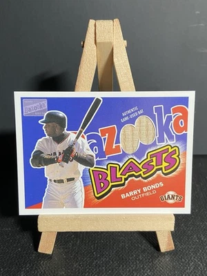 2003 Topps Bazooka Blasts Relics Barry Bonds #BB-BB Game Worn Jersey RARE QTY SP - Image 1 of 2