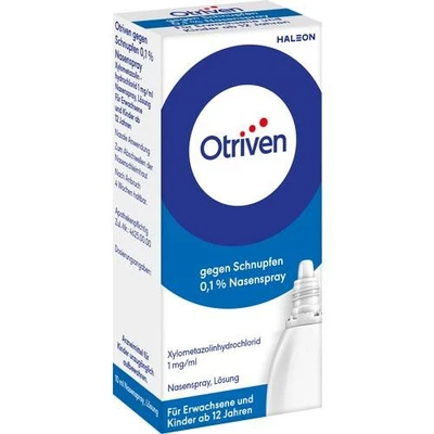 GLAXO SMITH KLINE CONSUMER HEALTHCARE OTRIVEN 0,1% Nasenspray 10 ml PZN 00753739