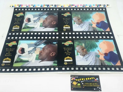 1996 Upper Deck Space Jam Michael Jordan RARE! - Print Production Cel 21x16  #2 - Image 1 of 2