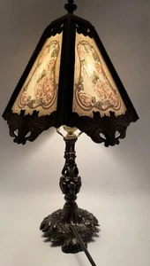 Vintage David Failing Table Lamp Roses&Lace Original LITHOPHANES Limited Edition - Picture 1 of 15