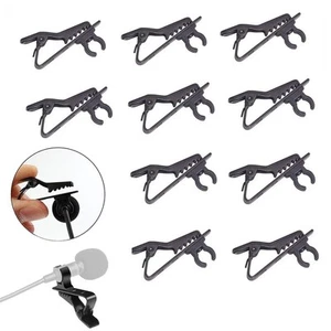 Leichter Mikrofon Draht Clip für Lavalier Ansteck Krawatte Mikrofone 10er Set - Bild 1 von 9