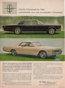 Coche publicitario estampado vintage Lincoln 1966 Continental sedán inconfundible - Imagen 1 de 1