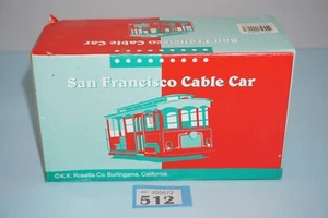 Sankyo San Francisco Municipal Railway Powell & Hyde Wooden Cable Car Music Box - Picture 1 of 6