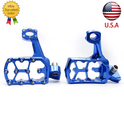 For Yamaha WR250F 2001-2016 WR250R 2008-2015 Footpegs Footrests CNC Pedals Pegs - Image 1 of 4
