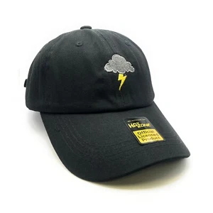 Storm Lightning Cloud Dad Hat Strapback (Black) - Picture 1 of 2