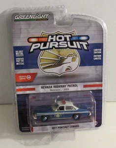 Greenlight Hot Pursuit Series S29 Nevada Highway Patrol 1977 Pontiac LeMans 1:64 - Picture 1 of 7
