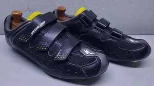 Specialized Sport RD Body Geometry Cycling Shoes Mens EU 46 US 13 Black 3 Straps - Picture 1 of 10