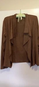 Gordon Smith ladies suedette jacket size 12 Brown - Picture 1 of 4