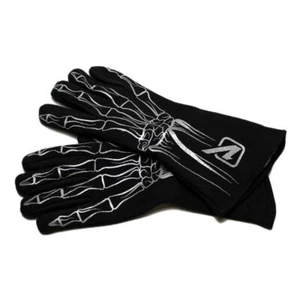Velocita 118 Safety Driving Gloves Racing 2 Layer Skeleton SFI 5 Silver XX-Small - Picture 1 of 1