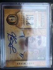 2013-14 Kevin Love Gold Season Gold Standard Auto /25