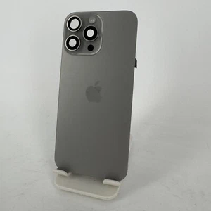 iPhone 16 Pro Max Natural Titanium Back Glass OEM Original Apple Grade A - Photo 1 sur 13