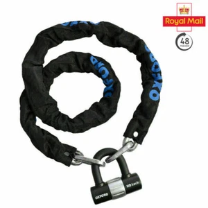 OXFORD HD MOTORCYCLE MOTORBIKE BIKE HEAVY DUTY CHAIN AND DISC LOCK 1.5M - Picture 1 of 5