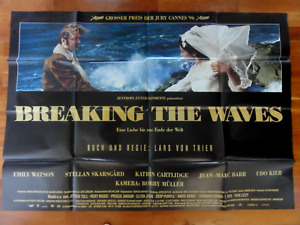 Kinoplakat A0Q BREAKING THE WAVES Lars von Trier Cannes 96 #Y