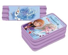 Disney Frozen 2 Federmäppchen mit 3 Reißverschlüssen Eiskönigin pencil case Etui