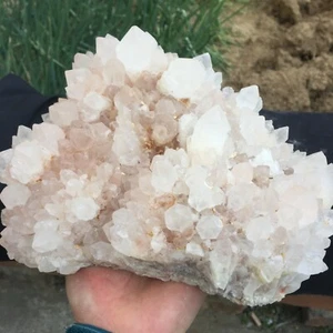 3570g natürliche große klare weiße Quarz Kristall Cluster Mineralprobe Heilung - Bild 1 von 12