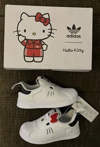 BNIB Adidas X HELLO KITTY Superstar 360 KIDS ID9718 Sneakers 8.5K Sanrio - Picture 1 of 7