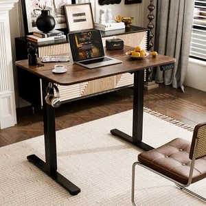 Ergomaker 35" Electric Standing Computer Desk Adjustable Height With Controller - Picture 1 of 8