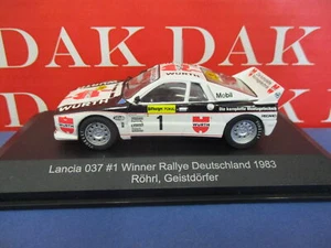 Die cast 1/43 Modellino Auto Lancia 037 Rally Deutschland 1983 W. Rohrl by CMR - Foto 1 di 5