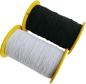2 Rolls 0.5Mm Elastic Cord Beading Threads Stretch String Fabric Crafting Cords - Picture 1 of 7