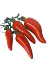 Figurine fruits légumes cuisine tasse à mesurer vintage ancien poivre rouge Chili