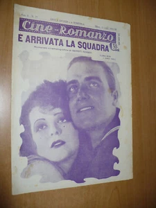 CINEMA CINE-ROMANZO N.79 1930 E' ARRIVATA LA SQUADRA CLARA BOW JAMES HALL - Picture 1 of 1