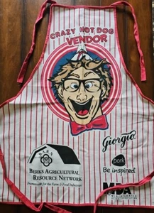 Reading Fightin Phils Phillies Crazy Hot Dog Vendor Apron Grilling - Picture 1 of 1