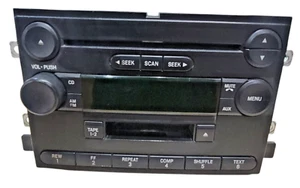 2005-08 FORD F150 & LINCOLN MARK LT AM/FM/CASSETTE/CD OEM RADIO 5L3T18C868 AC - Picture 1 of 18