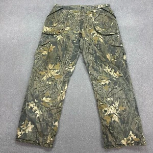Realtree Hose Erwachsene 38x32 braun Zimmermann Canvas Camouflage Workwear Y2K Hose Herren - Bild 1 von 9