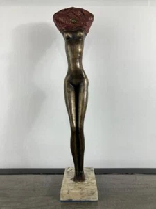 ESCULTURA DE BRONCE FIRMADA Y NUMERADA LEO MOL "EL BAÑISTA II" - Imagen 1 de 6