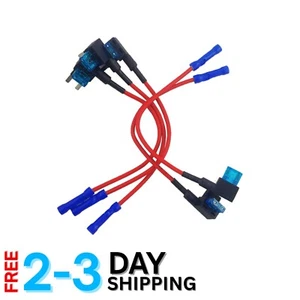 Heavy Duty 12V Mini ATM APM Fuse TAP Adapter with 15 AMP Rating - 5 Pack - Picture 1 of 4