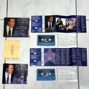 Julio Iglesias 1998 My Life The Greatest Hits Taiwan Box 2-Cassette Tape Booklet - Picture 1 of 9