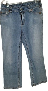 Motherhood Umstands-Caprihose kurz geschnittene Jeans kleine Stretch-Innennaht 22,5" 5 Taschen - Bild 1 von 4