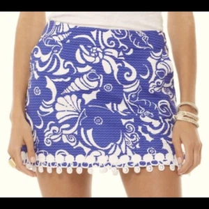 Lilly Pulitzer Marigold Skort Spectrum Blue Tide Pools Size 4 - Picture 1 of 7