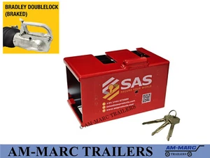 SAS FORT T Fortress Hitchlock for Bradley Double Lock Coupling Security Trailer - Picture 1 of 7