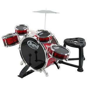 Kids My First Drum Kit Play Set Drums Cymbal Musical Toy Instrument Jazz Band