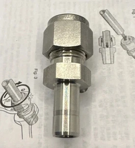 Swagelok SS-600-R-6 Fitting . 3/8 x 3/8 tube Reducer Stainless Steel - Picture 1 of 1